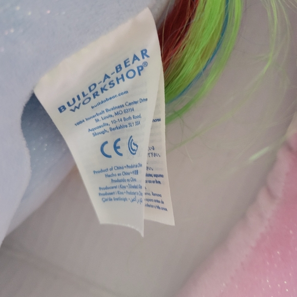 Build a bear.-Colorful Plush " My Little Pony" Set (2) - Picture 2 of 7